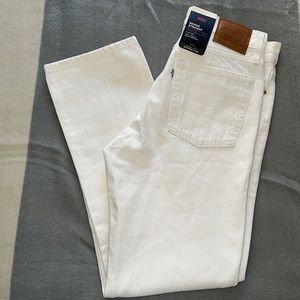NWT Levi’s White Wedgie Straight Jeans
